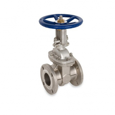 V&aacute;lvula cortina acero inoxidable flanchada